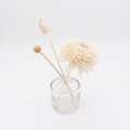 Pure white wholesale new design sola flower wood reed diffuser decoration home use